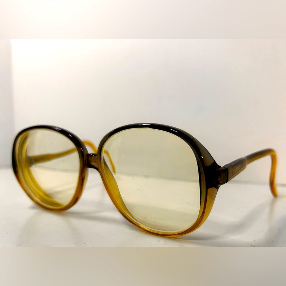 Vintage Marine Eyeglasses Frames Light Tortoise Big Mod Design 80’s. 135 57[]14